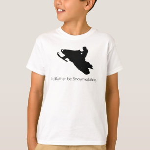 Ich vielmehr Snowmobiling… T-Shirt