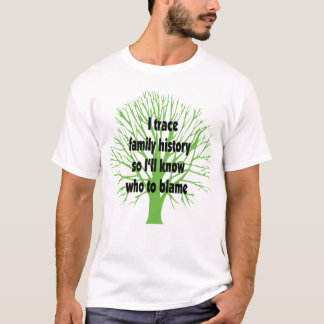 Ich vollziehe Familiengeschichte nach T-Shirt