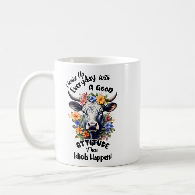 Ich wache jeden Tag auf Kaffeetasse (Links)