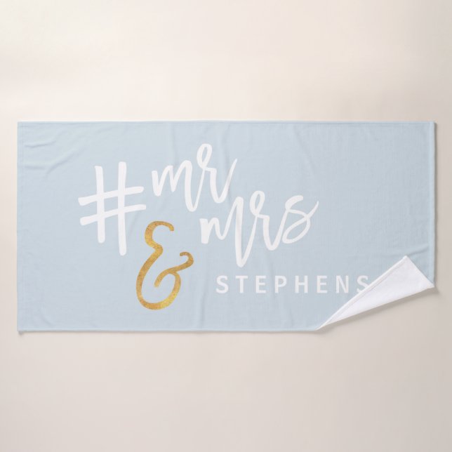 Ich wachte #married so auf! badehandtuch (Badehandtuch)