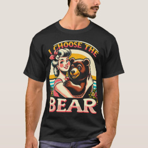 Ich wähle den Bären aus T-Shirt
