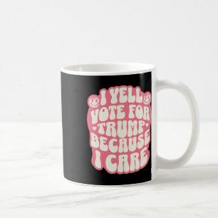 Ich wähle den Verbrecher lustiger Trump Patriot Re Kaffeetasse