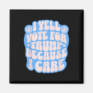 Ich wähle den Verbrecher lustiger Trump Patriot Re Magnet