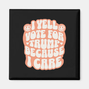 Ich wähle den Verbrecher lustiger Trump Patriot Re Magnet