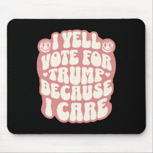 Ich wähle den Verbrecher lustiger Trump Patriot Re Mousepad