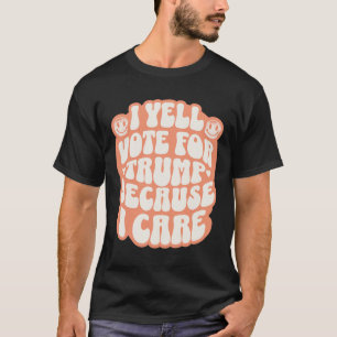 Ich wähle den Verbrecher Lustiger Trump Patriot Re T-Shirt
