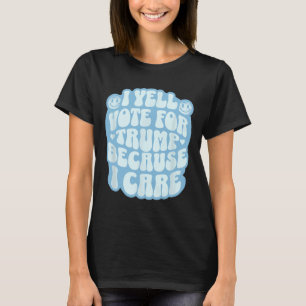 Ich wähle den Verbrecher lustiger Trump Patriot Re T-Shirt