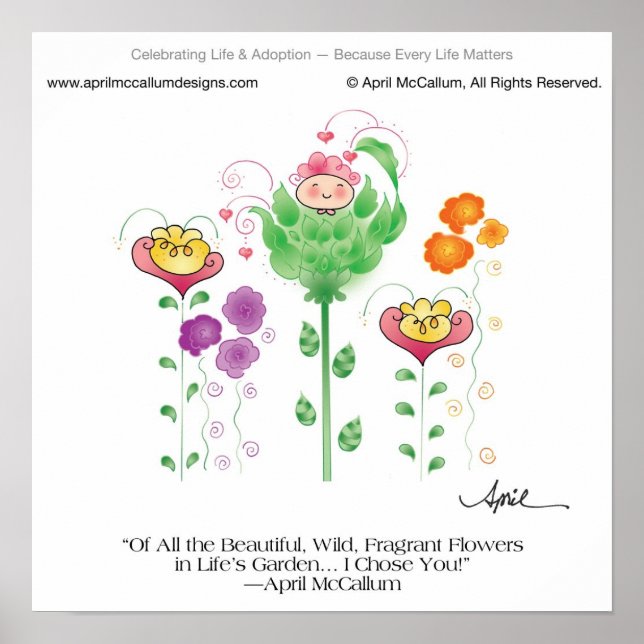 ICH WÄHLE DICH! Poster von April McCallum (Vorne)