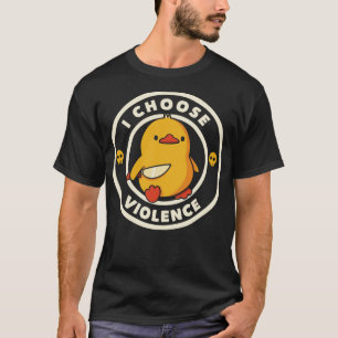 Ich wähle Gewalt Lustige Ente von Tobe Fonseca Kin T-Shirt