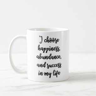 Ich wähle Glück Tasse