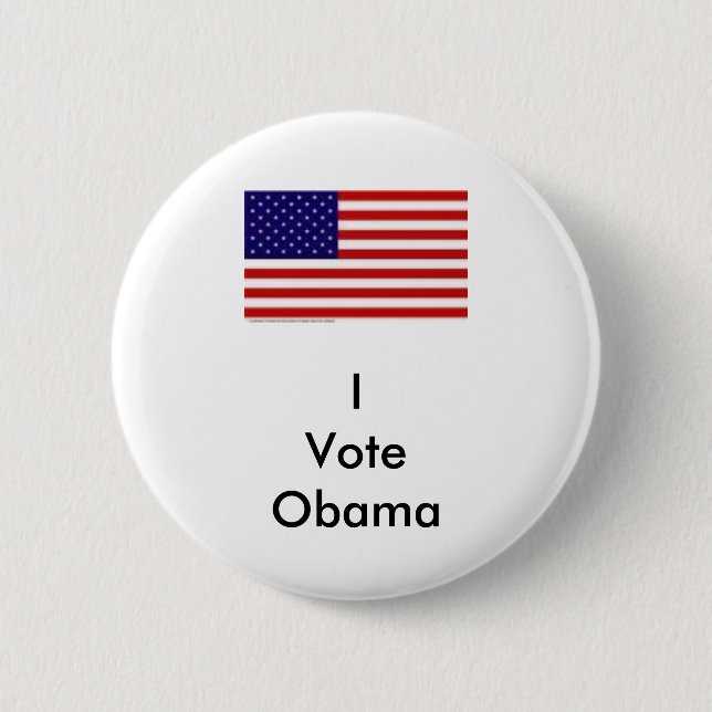 Ich wähle Obama Button (Vorderseite)