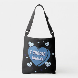 Ich wähle Whales Funny Gift für Whales Liebhaber Tragetaschen Mit Langen Trägern