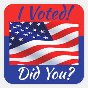 Ich wählte Aufkleber