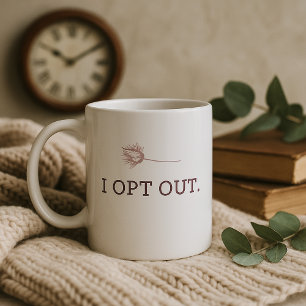 Ich wählte die Tasse aus - ruhige Rebellion Ruhe u