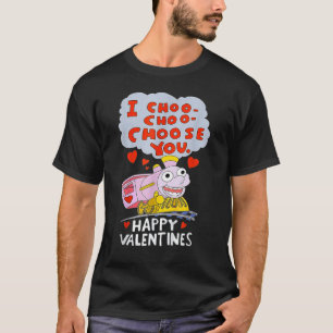 Ich wählte die Valentinstag-Bahn-Dockingstation au T-Shirt