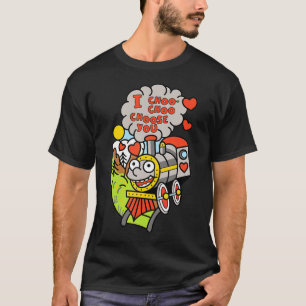 Ich wählte die Valentinstag-Bahn-Dockingstation au T-Shirt