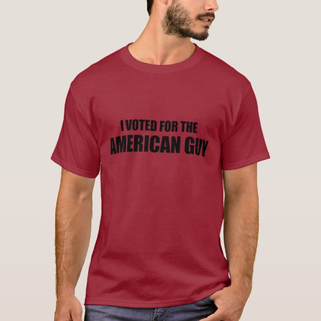 Ich wählte für den amerikanischen Typ T-Shirt (Vorderseite)