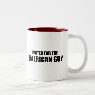 Ich wählte für den amerikanischen Typ Zweifarbige Tasse