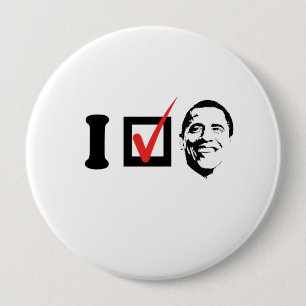 ICH WÄHLTE OBAMA GEGENÜBERSTELLE - .PNG BUTTON