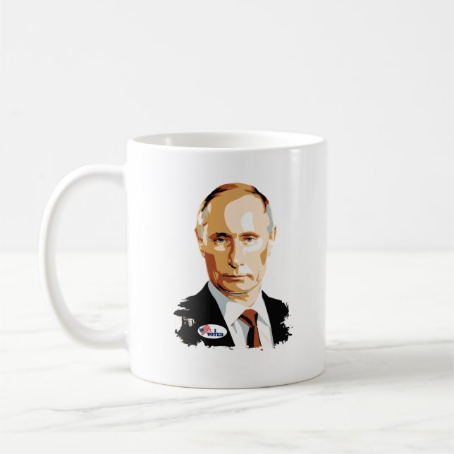 Ich wählte Wladimir Putin mit USA, die ich Kaffeetasse (Links)
