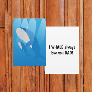 Ich Wal liebe dich immer, Papa Flat Karte