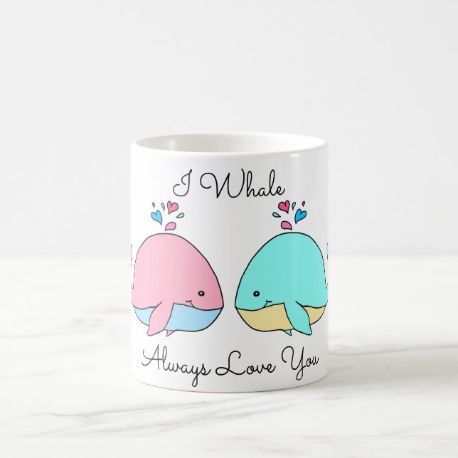 Ich wale immer Liebe Sie Kawaii Kaffeetasse (Mittel)