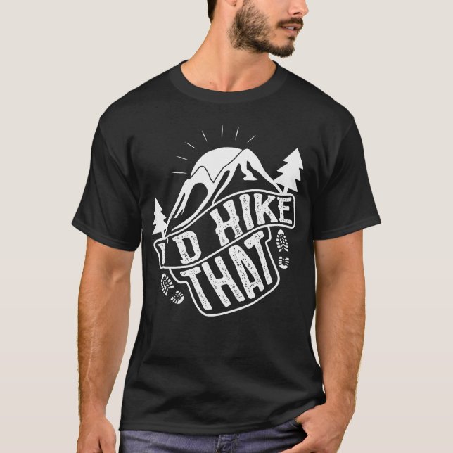 Ich wandere lustig T-Shirt (Vorderseite)
