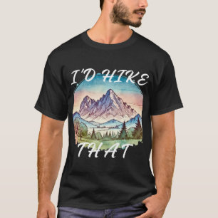 Ich wanderte das Wandern T-Shirt