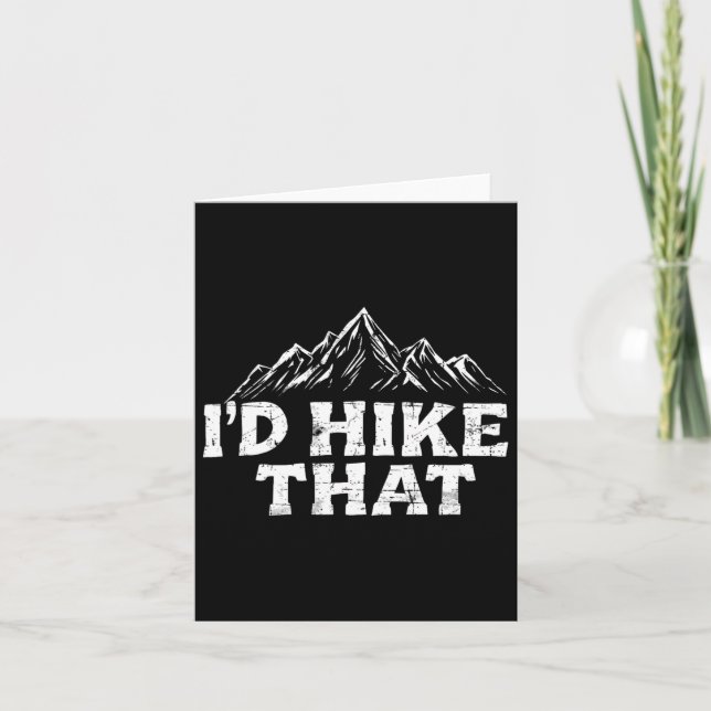 Ich wanderte den Backpacker Funny Mountain Wanderu Karte (Vorderseite)