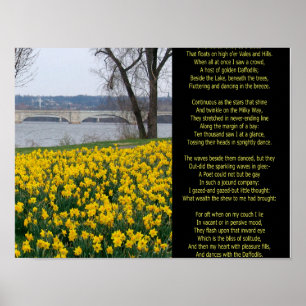 ICH WANDERTE EINSAM ALS WOLKE POSTER