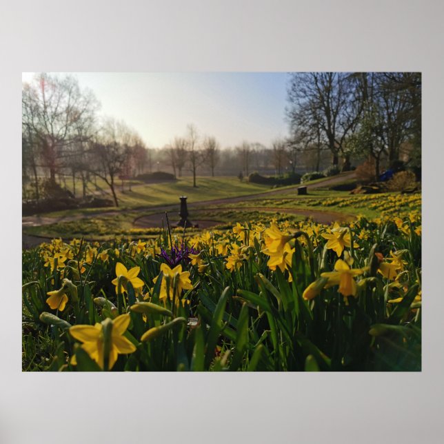 Ich wanderte einsam als Wolke von William Wordswor Poster (Vorne)