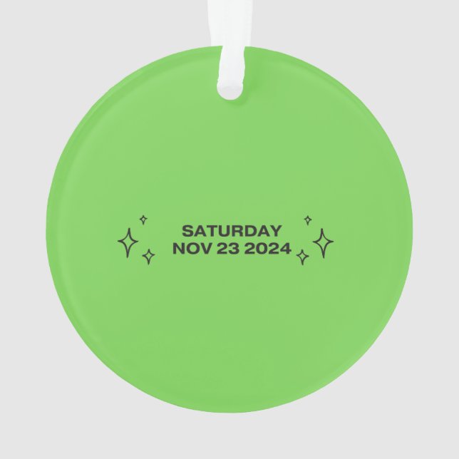 Ich war 2024 bei ProcStock III Ornament (Rückseite)