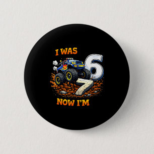 Ich war 6 ich bin 7 Monstertruck-Geburtstag für Ju Button