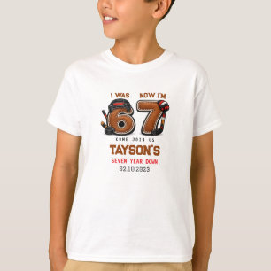 Ich war 6, jetzt bin ich 7 – Hockey 7. Geburtstags T-Shirt
