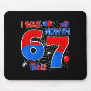 Ich war 6 jetzt bin ich 7 Jahre alter Junge Kinder Mousepad