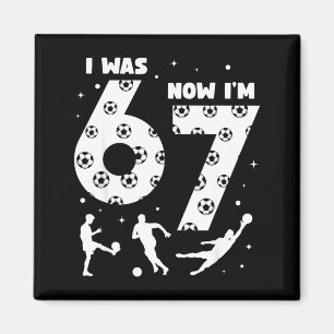 Ich war 6 jetzt bin ich 7 Kinderfußball 7 Jahre al Magnet