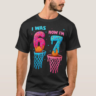 Ich war 6 jetzt bin ich 7 Lustiges 67 Meme Eis-Dri T-Shirt