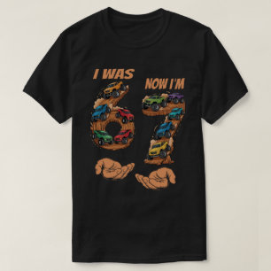 Ich war 6 jetzt bin ich 7 Monster Truck Geburtstag T-Shirt
