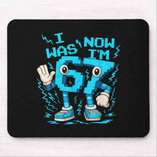 Ich war 6 jetzt bin ich 7 sechs sieben 7 Jahre alt Mousepad