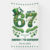 Ich war 6, jetzt bin ich 7 St. Patrick’s Day Junge