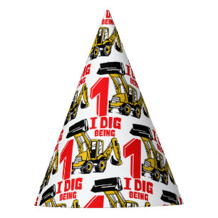 Ich war am 1. Geburtstag ein Gebäude Partyhütchen