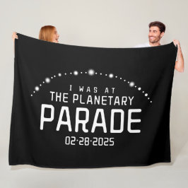 Ich war am 28. Februar 2025 bei der Planetsparade Fleecedecke