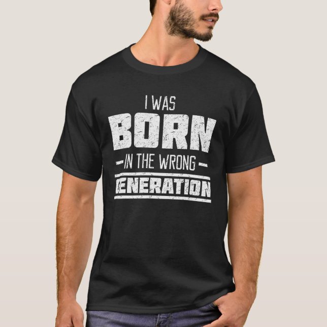 Ich war an dem Teemaschine der falschen Generation T-Shirt (Vorderseite)