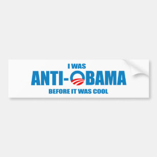 Ich war Anti-Obama, bevor es cooler T - Shirt war Autoaufkleber