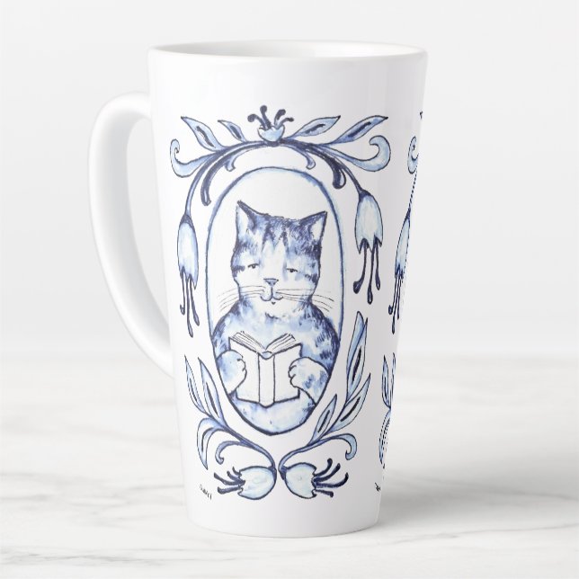 Ich war auch Gerahmt Milchtasse (Linke Ecke)