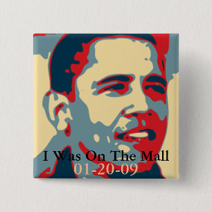 Ich war auf dem Mall-Einweihungs-Knopf Button
