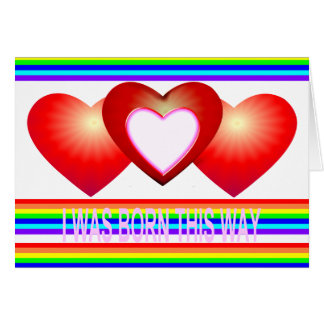 Ich war auf diese Weise - Karte geboren