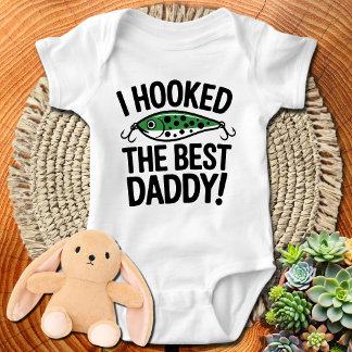 Ich war der beste Vater, der fischt Baby Strampler