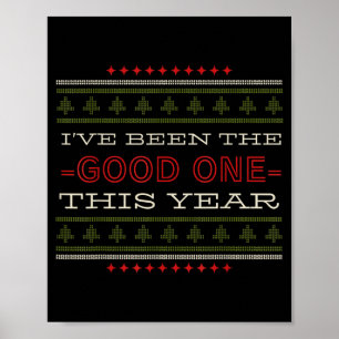 Ich war dieses Jahr der Gute Weihnachten Poster
