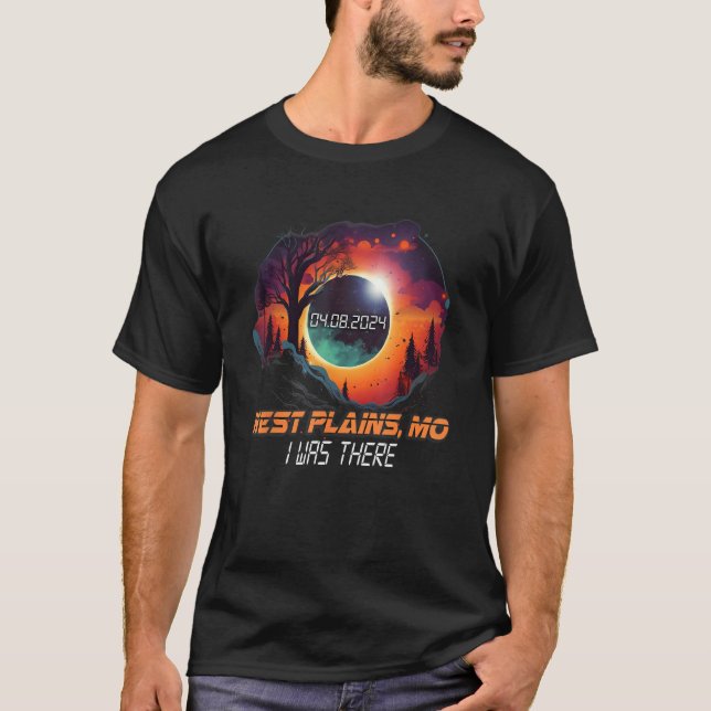Ich war dort, totale Solarkose West Plains Missou T-Shirt (Vorderseite)